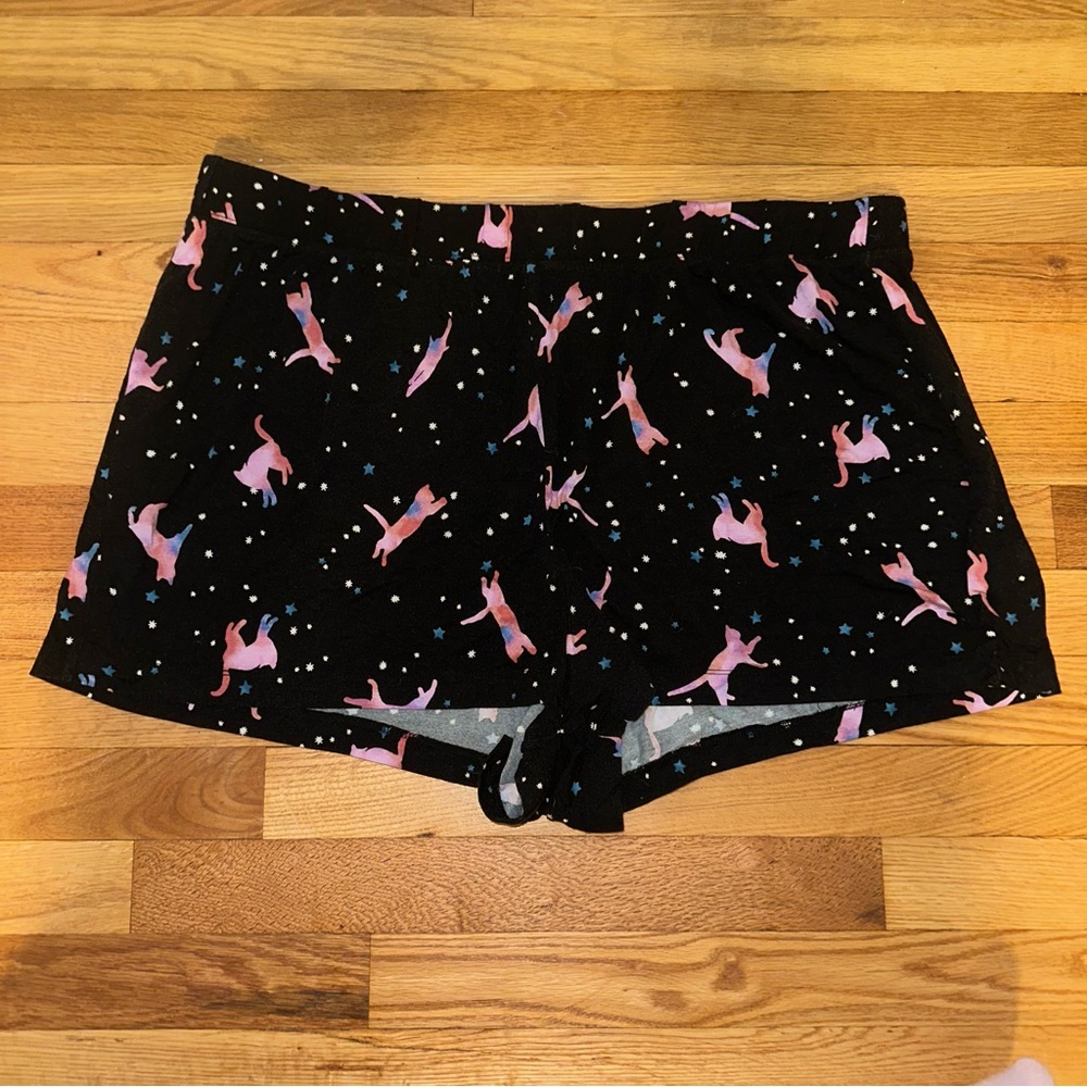Torrid Super Soft Cat Galaxy Sleep Shorts